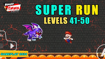 Super Run - Levels 41-50 + BOSS (Gameplay 2024)