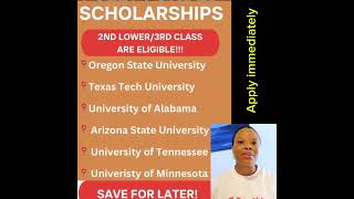 If you graduated with 2nd Class or 3rd Class... You can apply to these scholarships