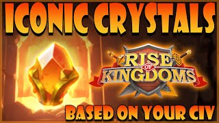Iconic Crystals in Civilization Special Unit Gear - The Basic Math for Rise of Kingdoms