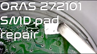 PCB solder pad repair ORAS 272101 smart water valve remote