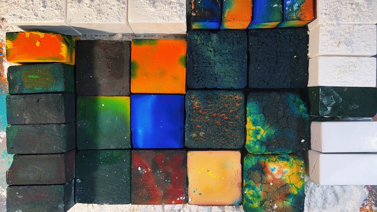 Gym Chalk Crushing Oddly Satisfying | ASMR