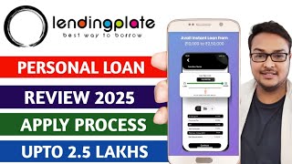 lendingplate loan App Review - 2025 | Lending plate app se personal loan kaise le