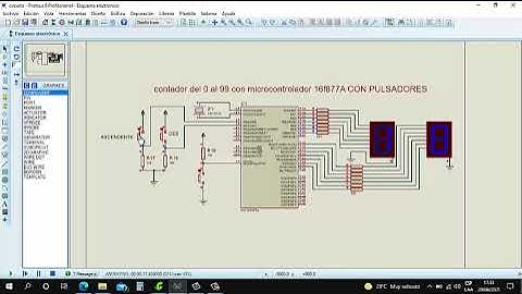 Contador hasta el 99 con pic 16f877A