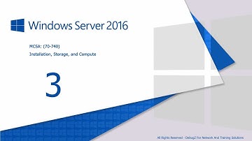 MCSA 70-740 | 03-Optimizing Your Plan For Windows Server - Ahmed Ra