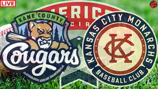 KANE COUNTY COUGARS vs KANSAS CITY MONARCHES AMERICAN ASSOCIATION BASEBALL LIVE GAME CAST & CHAT