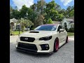 2015+ WRX gets wrapped in 3M Gloss Ivory
