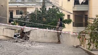 Buildings damaged as missiles intercepted in areas north of Lebanon's capital