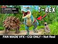 T-Rex Dinosaur Fly in Air By Magic