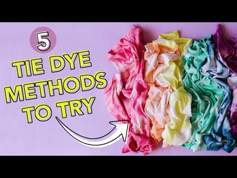 5 Tie Dye Techniques to Try