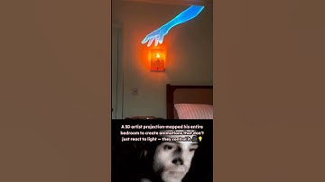 He Turned His Bedroom Into a Real-Time Animated Light Show ✨💡 #shorts #ytshorts #digitalart