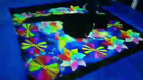 Interactive Projection Games for Trampoline Park