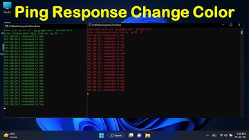 Ping Changes Color When Result Change