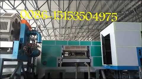 waste paper eggs tray making machine with the fully automatic drying line