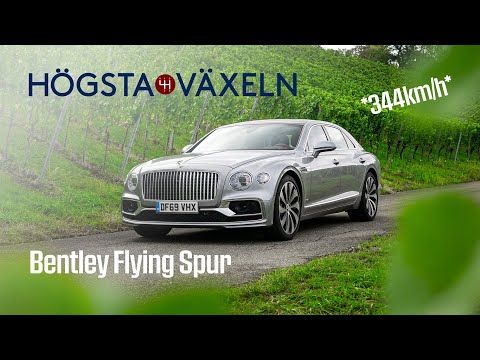 Test av Bentley Flying Spur | Review | Top Speed | Högsta Växeln