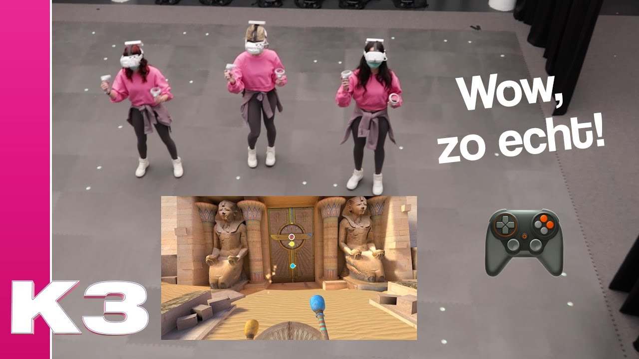 We gaan naar Egypte in Virtual Reality - K3 vlog #77