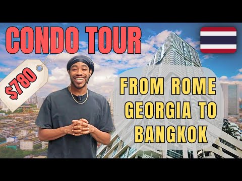 Inside Young Dmark’s $780 2 Bedroom & 2 Bathroom Thailand Condo Full Tour 🇹🇭