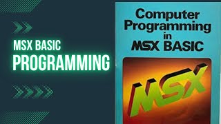 MSX Basic programming example.