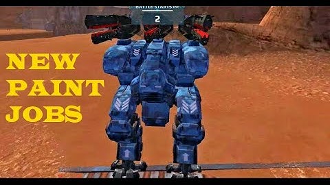 War Robots Test Server [2.9.3] - NEW Paint Jobs Cossack And FURY