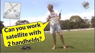 Work the AO91 amateur radio satellite with cheap handheld transceivers