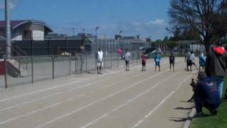 Bryan Pantoja runs a 7.91 in 50 meter dash