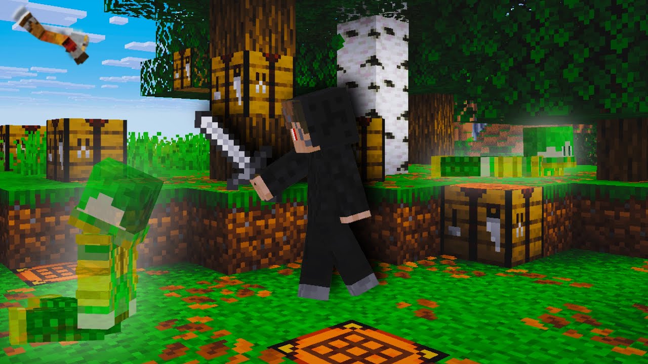 Minecraft Manhunt, Mutta Minulla On Skitsofrenia Ja Dementia