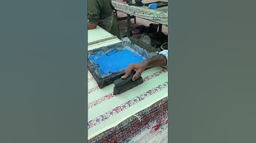 Bold Colors, Wooden Blocks: An Artist’s Creative Block Printing #foryou #youtube