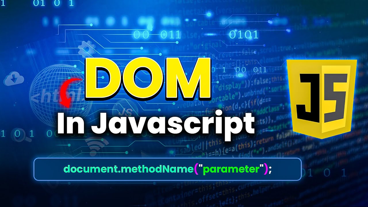 #25 DOM in JavaScript - YouTube