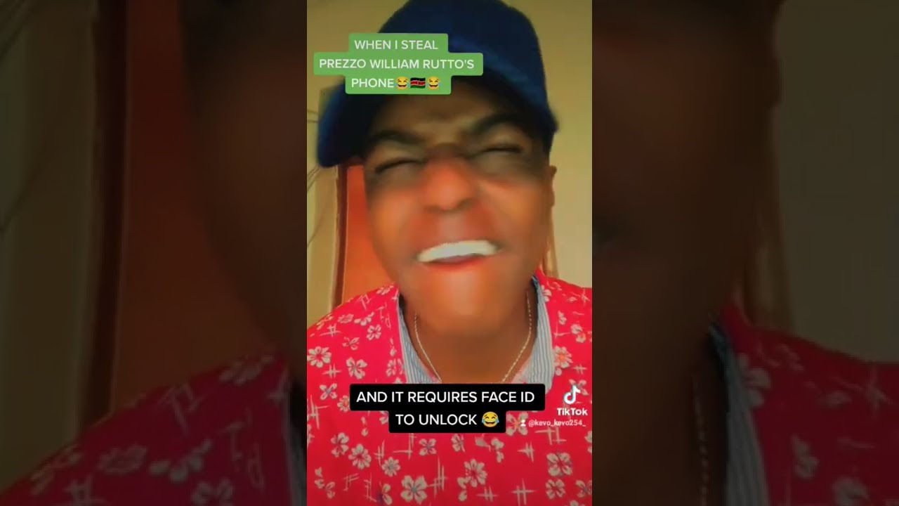 How to face unlock President William Rutto's phone 💯