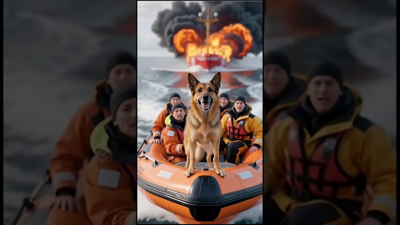 The Heroine German Shepherd Who Save The Crew of The Ship 