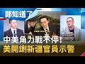 中美角力戰不停！美國開鍘4名新疆官員.. 港版國安法通過後給中國高官示警│王顯瑜 主持│【鄭知道了精選】20200712│三立iNEWS