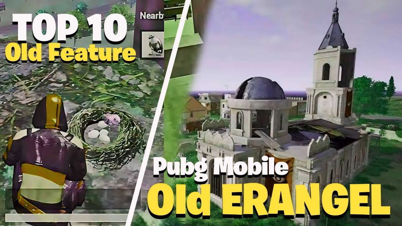 E Rangel Map Old 🥹Old Erangel Is Back || Top 10 Feature Old Erangel Map Pubg Mobile ...