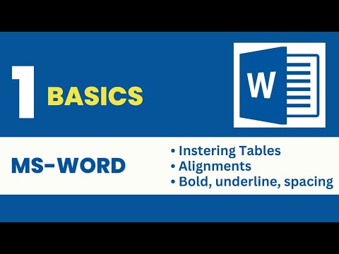 Ms-Word || Practical || B.Com || Basic features of word - YouTube