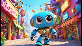 Buttons Song (Learn Shapes) – Robot Carnival World | Fun Educational Kids Song | Nursery Rhyme