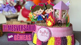 🔥 7º MESVERSARIO DAS GÊMEAS - TEMA FESTA JUNINA