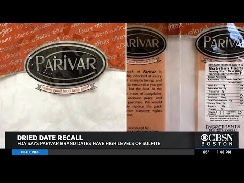 Consumer Alert Dried Dates Recall