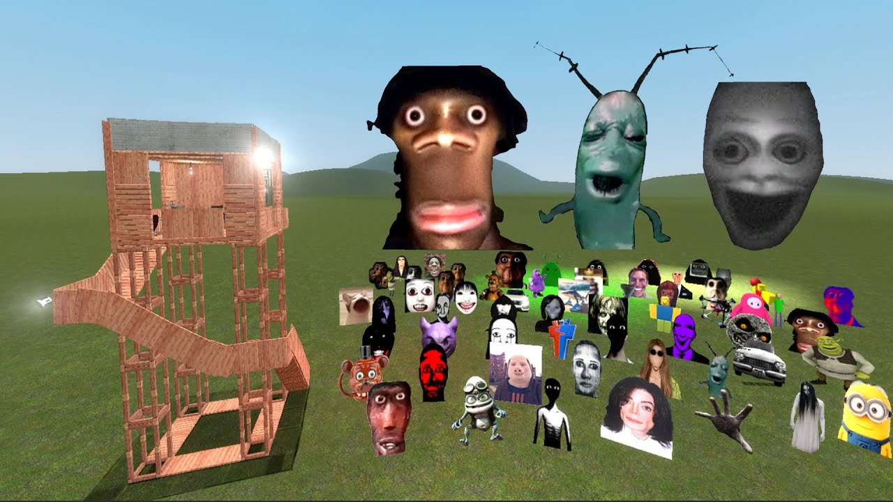 Too Much Nextbots Vs Towers in Garry's Mod