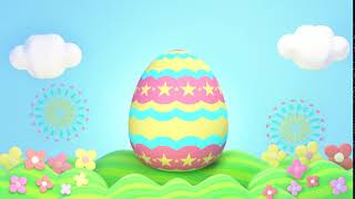 01 3d happy easter greetings animation intro