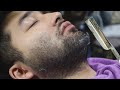 💈ASMR|The man's beard is too hard, shaving on the way to change the three razor, 👨 20 years younger!
