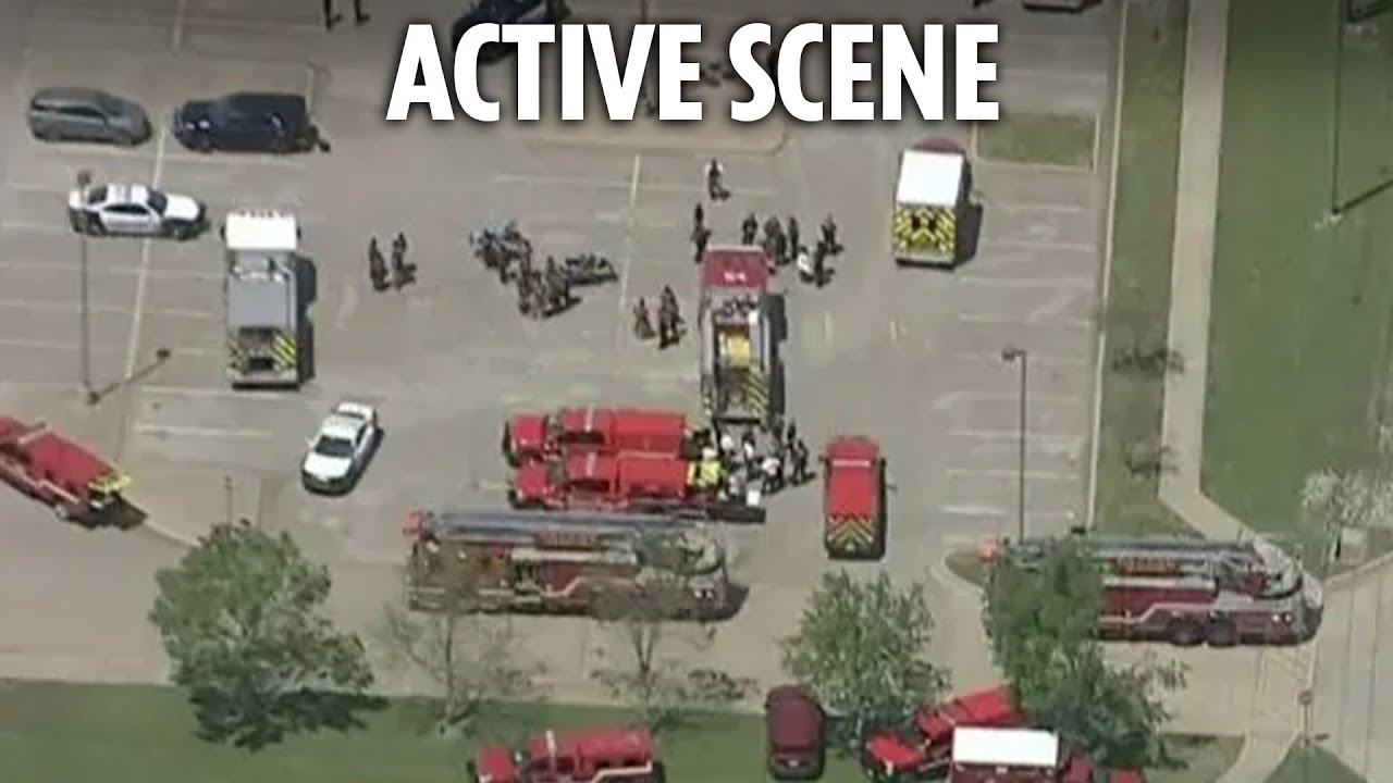 LIVE: Cops rush to high school after 'shooting' call - YouTube