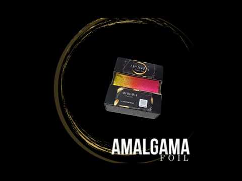 Фольга кольорова тиснена професійна для перукарів у аркушах 12 см * 27 см 15 мк золотисто-червона, видео 2