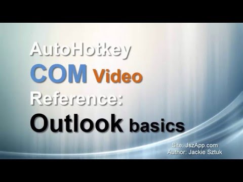 Basic Outlook Code Example Autohotkey