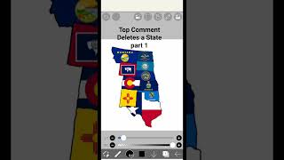 Top Comment Deletes a State part 1 #map #r #mapping #mapper #geography #mapchart #worldmap