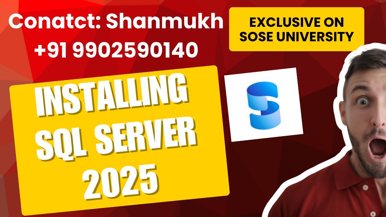 Installing Sql Server 2025 From Scratch on Windows Server || Contact +91 9902590140