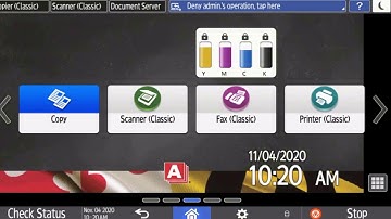 How to Program Icons to the Home Screen on Your Ricoh/Savin Machine