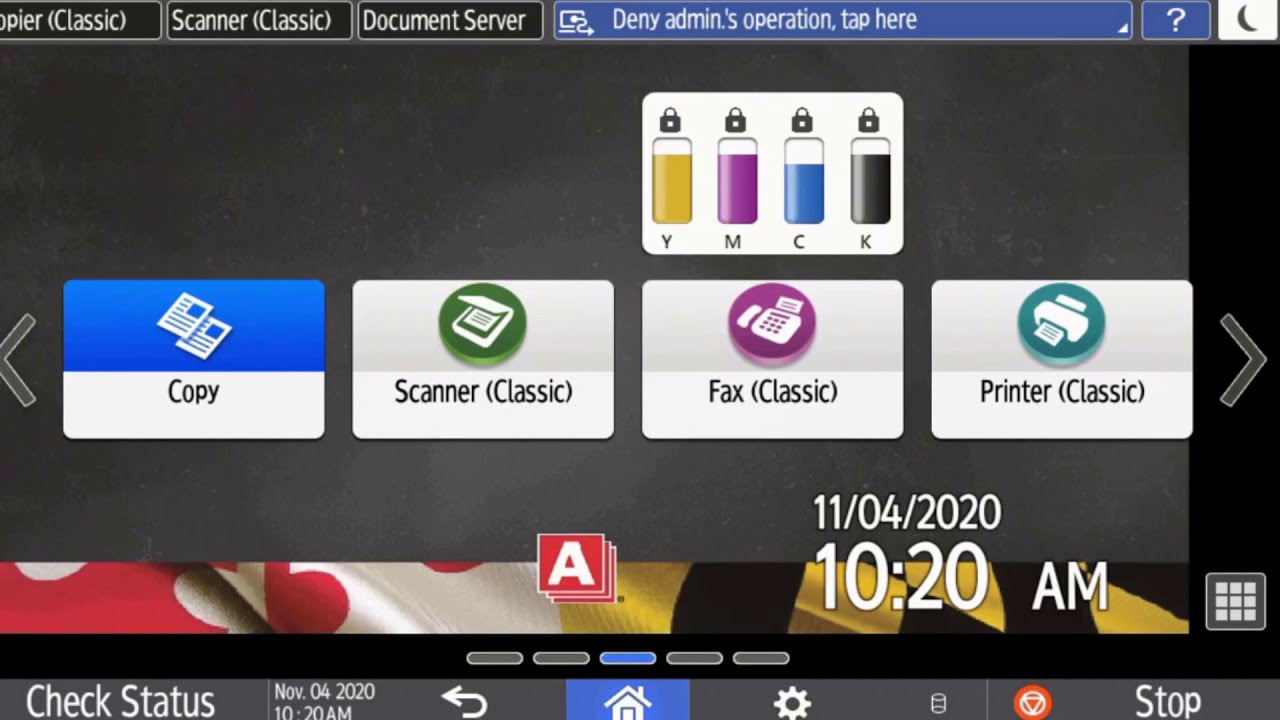 How to Program Icons to the Home Screen on Your Ricoh/Savin Machine