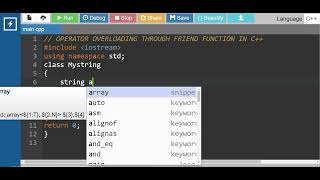 OPERATOR OVERLOADING THROUGH FRIEND FUNCTION (EXAMPLE 1) |OPERATOR OVERLOADING IN OOPS