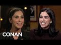 Sarah Silverman Looks Back At Her First "Late Night" Appearance - CONAN on TBS