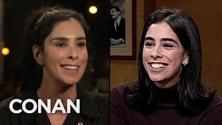 Sarah Silverman Looks Back At Her First 'Late Night' Appearance  CONAN on TBS