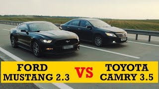 MUSTANG vs TOYOTA. Обзор Ford Mustang EcoBoost.