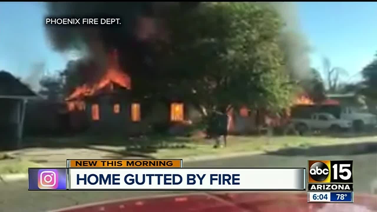 Good Samaritan jumps into action after house fire sparks near 44th Street and Osborn